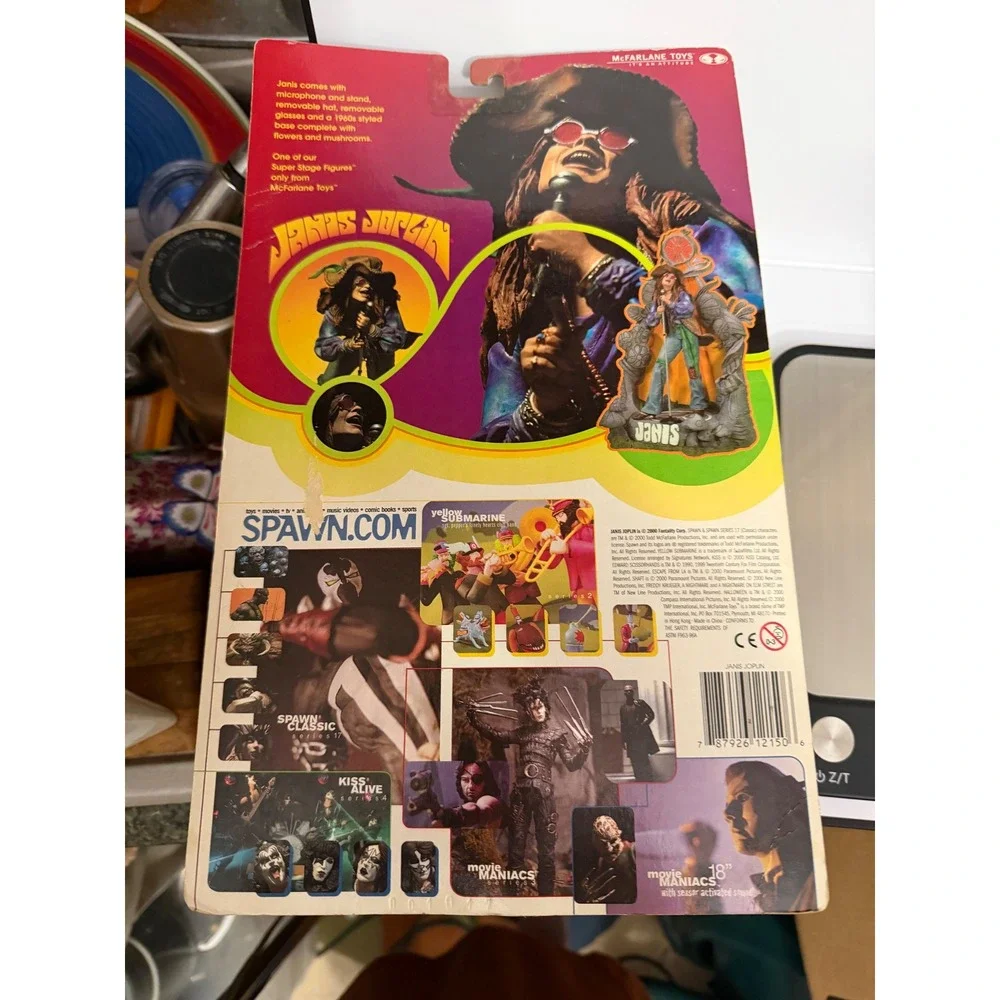 McFarlane Toys Janis Joplin Super Stage Figures 2000 Action Figure New In Box